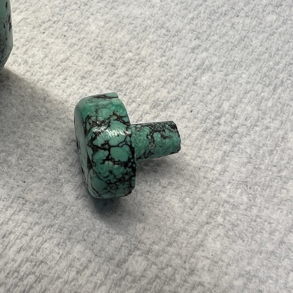 Antique Turquoise snuff bottle. Beautiful color photos don’t capture! - Picture 9 of 9